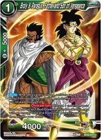 Broly & Paragus, Father and Son of Vengeance - Critical Blow - Dragon Ball Super: Masters card