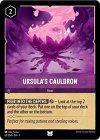 Ursula's Cauldron - The First Chapter - Disney Lorcana card