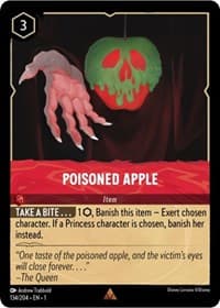 Poisoned Apple - The First Chapter - Disney Lorcana card
