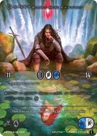 Amador, Reignited Passion (Silver Kryptik Language) - Wicked Prophecy [Wave 1] - Kryptik TCG card
