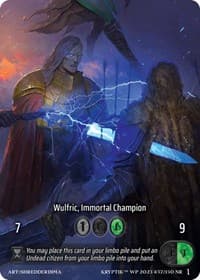 Wulfric, Immortal Champion (Box Topper) - Wicked Prophecy [Wave 1] - Kryptik TCG card