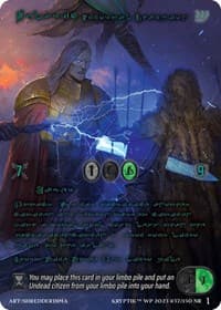 Wulfric, Immortal Champion (Green Kryptik Language) - Wicked Prophecy [Wave 1] - Kryptik TCG card