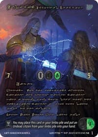 Wulfric, Immortal Champion (Gold Kryptik Language) - Wicked Prophecy [Wave 1] - Kryptik TCG card