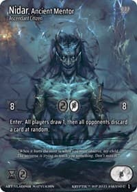 Nidar, Ancient Mentor - Wicked Prophecy [Wave 1] - Kryptik TCG card
