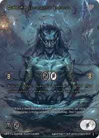 Nidar, Ancient Mentor (Gold Kryptik Language) - Wicked Prophecy [Wave 1] - Kryptik TCG card