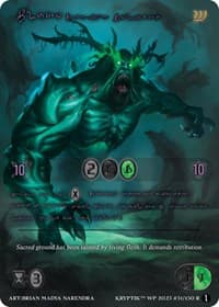 Pluto, Raging Goliath (Purple Kryptik Language) - Wicked Prophecy [Wave 1] - Kryptik TCG card