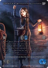 Khonsu, Emboldened Informant (Silver Kryptik Language) - Wicked Prophecy [Wave 1] - Kryptik TCG card