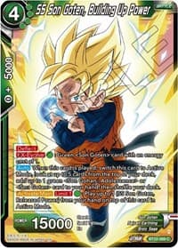 SS Son Goten, Building Up Power - Critical Blow - Dragon Ball Super: Masters card
