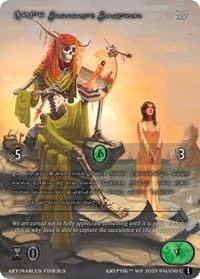 Juno, Profound Painter (Silver Kryptik Language) - Wicked Prophecy [Wave 1] - Kryptik TCG card