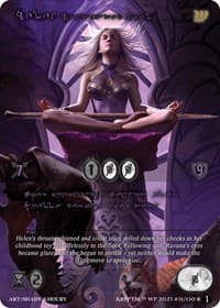 Helen, Contested Soul (Purple Kryptik Language) - Wicked Prophecy [Wave 1] - Kryptik TCG card