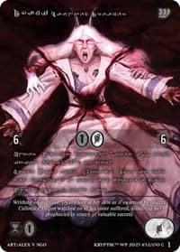 Dyami, Haunted Dreamer (Silver Kryptik Language) - Wicked Prophecy [Wave 1] - Kryptik TCG card