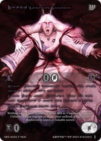 Dyami, Haunted Dreamer (Purple Kryptik Language) - Wicked Prophecy [Wave 1] - Kryptik TCG card