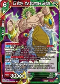 SS Broly, the Nightmare Begins - Critical Blow - Dragon Ball Super: Masters card