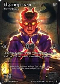 Eligor, Royal Advisor - Wicked Prophecy [Wave 1] - Kryptik TCG card