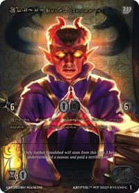 Eligor, Royal Advisor (Gold Kryptik Language) - Wicked Prophecy [Wave 1] - Kryptik TCG card