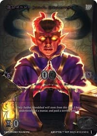 Eligor, Royal Advisor (Purple Kryptik Language) - Wicked Prophecy [Wave 1] - Kryptik TCG card