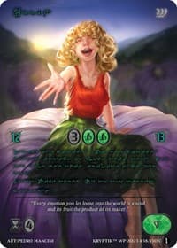 Erryn (Green Kryptik Language) - Wicked Prophecy [Wave 1] - Kryptik TCG card