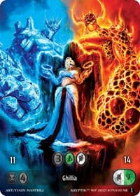 Ghillia (Box Topper) - Wicked Prophecy [Wave 1] - Kryptik TCG card