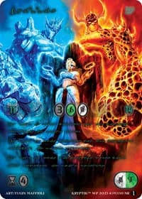 Ghillia (Green Kryptik Language) - Wicked Prophecy [Wave 1] - Kryptik TCG card