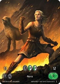 Norra (Box Topper) - Wicked Prophecy [Wave 1] - Kryptik TCG card