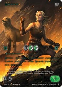 Norra (Green Kryptik Language) - Wicked Prophecy [Wave 1] - Kryptik TCG card