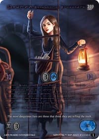 Khonsu, Emboldened Informant (Purple Kryptik Language) - Wicked Prophecy [Wave 1] - Kryptik TCG card