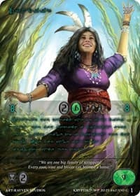 Cyndiir (Green Kryptik Language) - Wicked Prophecy [Wave 1] - Kryptik TCG card