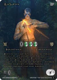 Sklarr (Gold Kryptik Language) - Wicked Prophecy [Wave 1] - Kryptik TCG card