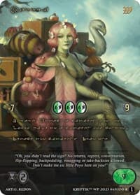Kerrbi (Gold Kryptik Language) - Wicked Prophecy [Wave 1] - Kryptik TCG card