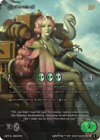 Kerrbi (Silver Kryptik Language) - Wicked Prophecy [Wave 1] - Kryptik TCG card
