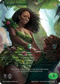 Safarreye (Green Kryptik Language) - Wicked Prophecy [Wave 1] - Kryptik TCG card