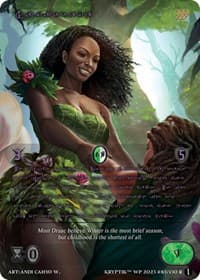 Safarreye (Purple Kryptik Language) - Wicked Prophecy [Wave 1] - Kryptik TCG card