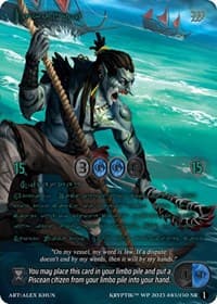 Makanui (Green Kryptik Language) - Wicked Prophecy [Wave 1] - Kryptik TCG card