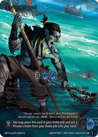 Makanui (Purple Kryptik Language) - Wicked Prophecy [Wave 1] - Kryptik TCG card