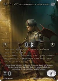 Keeran, Unwitting Sacrifice (Gold Kryptik Language) - Wicked Prophecy [Wave 1] - Kryptik TCG card