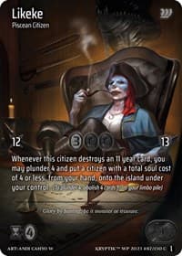 Likeke - Wicked Prophecy [Wave 1] - Kryptik TCG card