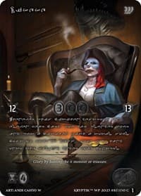 Likeke (Silver Kryptik Language) - Wicked Prophecy [Wave 1] - Kryptik TCG card
