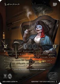 Likeke (Gold Kryptik Language) - Wicked Prophecy [Wave 1] - Kryptik TCG card