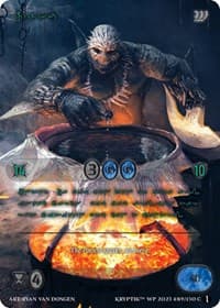 Zaku (Green Kryptik Language) - Wicked Prophecy [Wave 1] - Kryptik TCG card