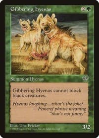 Gibbering Hyenas - Mirage - Magic: The Gathering card