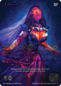 Malka (Purple Kryptik Language) - Wicked Prophecy [Wave 1] - Kryptik TCG card