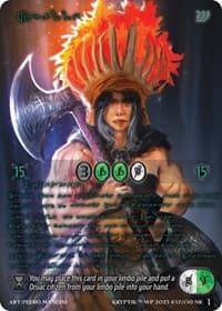Kralle (Green Kryptik Language) - Wicked Prophecy [Wave 1] - Kryptik TCG card