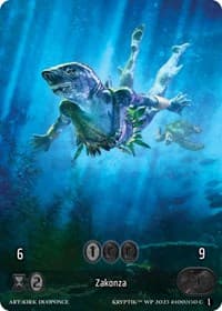 Zakonza (Box Topper) - Wicked Prophecy [Wave 1] - Kryptik TCG card