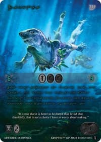 Zakonza (Green Kryptik Language) - Wicked Prophecy [Wave 1] - Kryptik TCG card