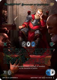 Orpheus, Paragon of Justice (Green Kryptik Language) - Wicked Prophecy [Wave 1] - Kryptik TCG card