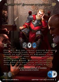 Orpheus, Paragon of Justice (Gold Kryptik Language) - Wicked Prophecy [Wave 1] - Kryptik TCG card
