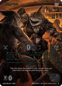 Vusho (Green Kryptik Language) - Wicked Prophecy [Wave 1] - Kryptik TCG card