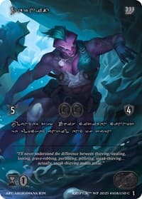 Zernix (Silver Kryptik Language) - Wicked Prophecy [Wave 1] - Kryptik TCG card