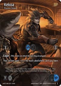 Kekoa - Wicked Prophecy [Wave 1] - Kryptik TCG card