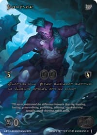 Zernix (Gold Kryptik Language) - Wicked Prophecy [Wave 1] - Kryptik TCG card